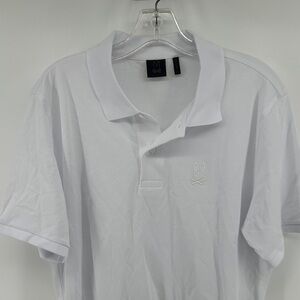 Psycho Bunny White Polo Shirt Men’s sz Large